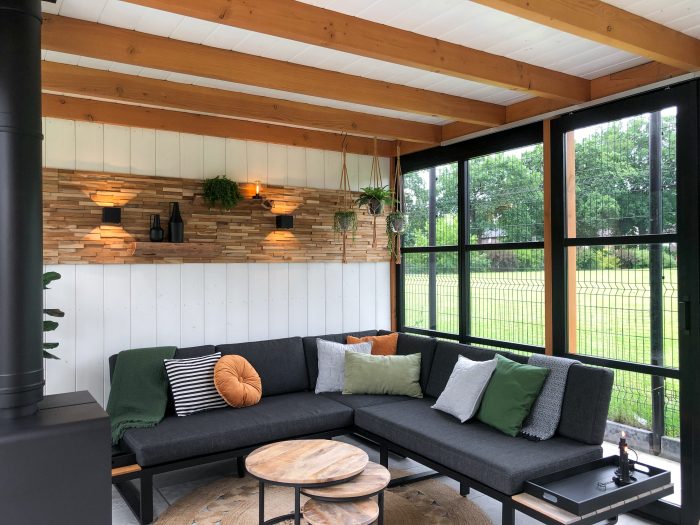 Buitenverblijf Barcelona – houten tuinkamer