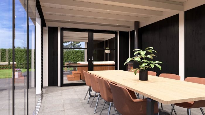 Platdak Rome - voorbeeld model interieur