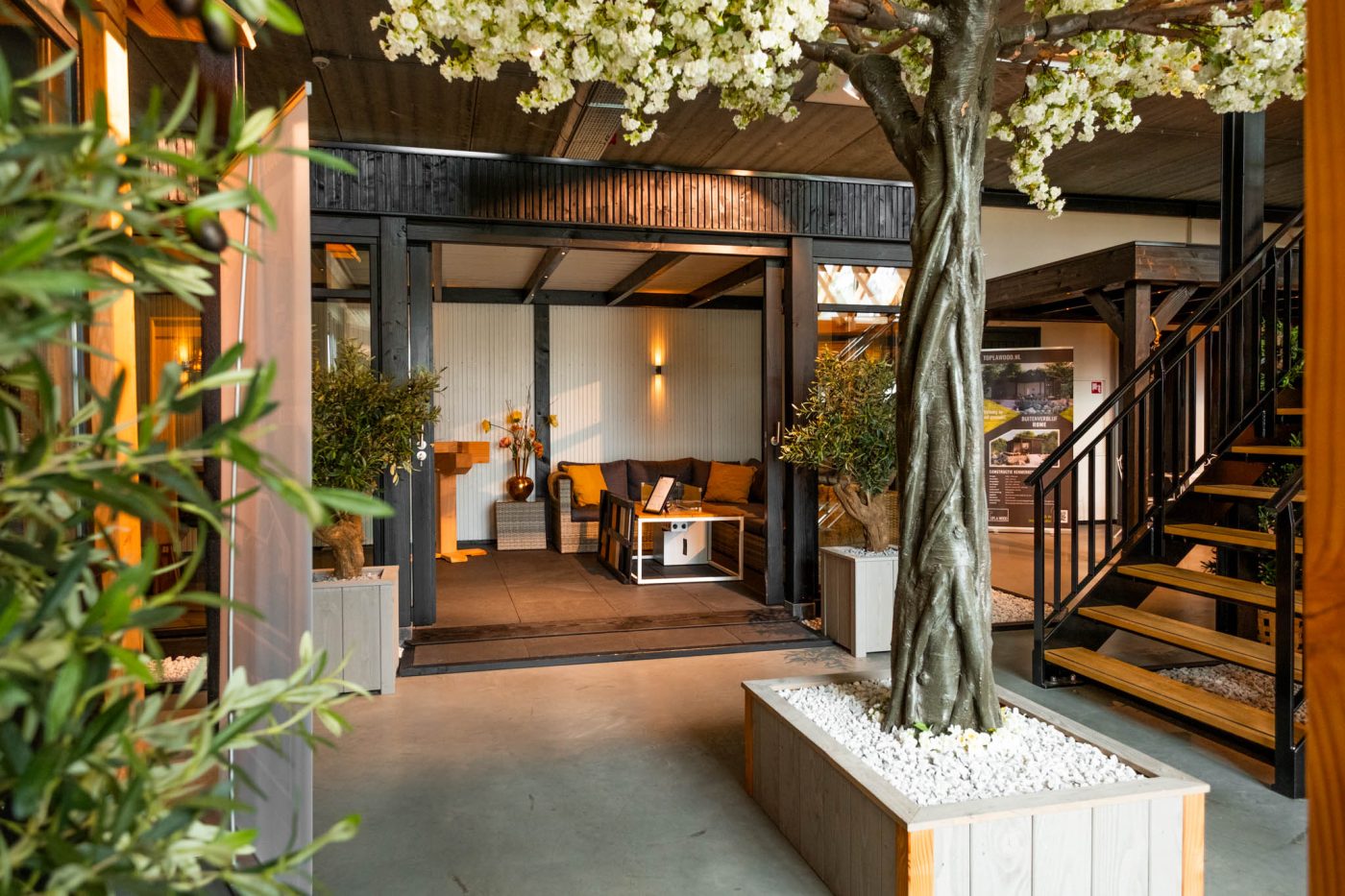 Showroom Toplawood luxe buitenverblijven Showroom Toplawood luxe buitenverblijven