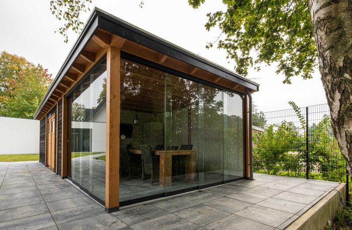 Gerealiseerd project - Barcelona tuinkamer en berging